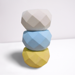3 Lü mini Kristal Desenli saksı
