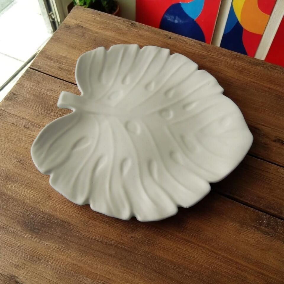 Yaprak Görünümlü Dekoratif tabak